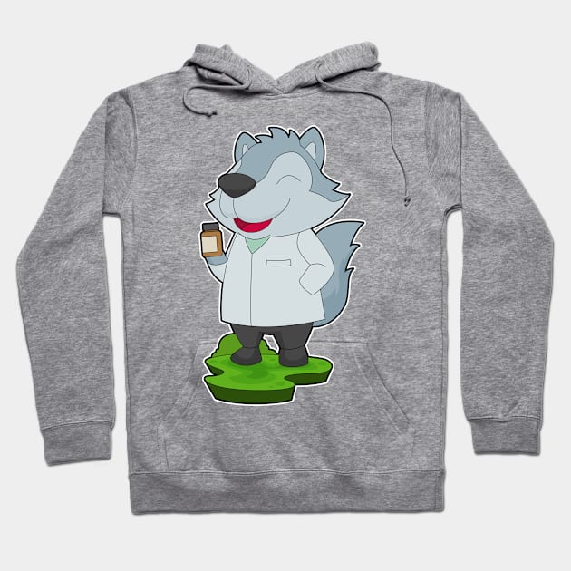 Wolf Doctor Medicine Hoodie by Markus Schnabel